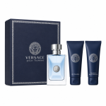 Versace Pour Homme Set (туалетна вода, 50 мл + бальзам після гоління, 50 мл + гель для душу, 50 мл)